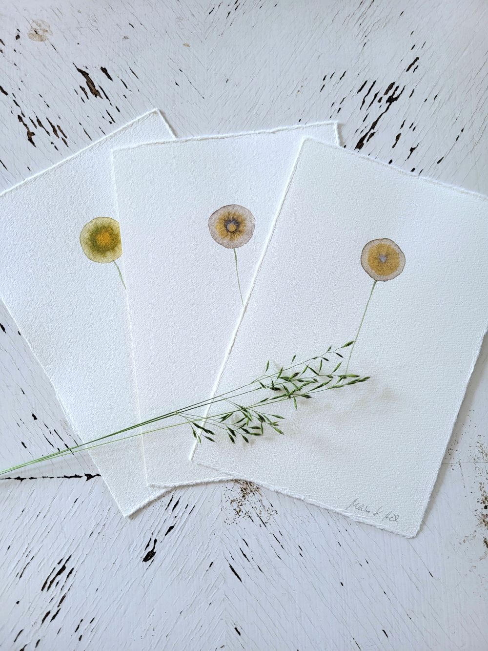 Waterflower Gold | jede ein Unikat